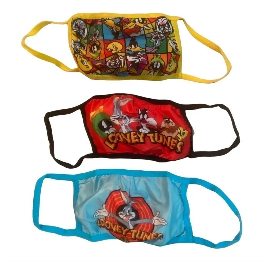 Looney Tunes Set of 3 Adult Washable Masks NEW in Package